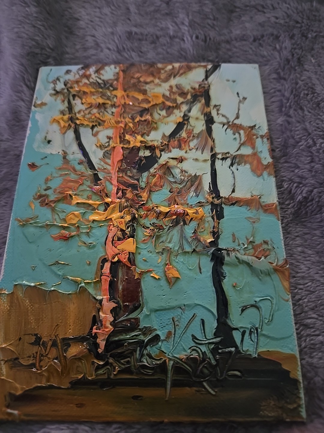 morris katz oil painting