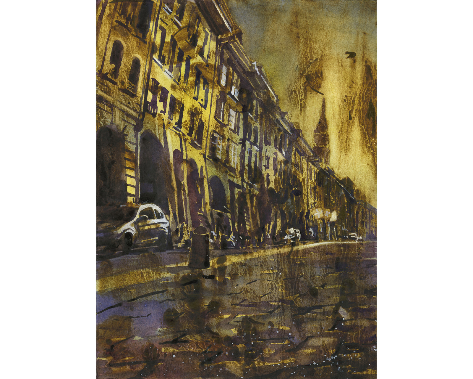 Bern, Switzerland fine art watercolor painting travel essentials (original art)