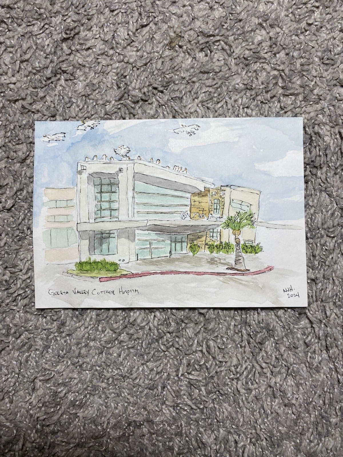 The Hospital (where I was Diagnosed With Cancer) By Nicholas Hagen Original