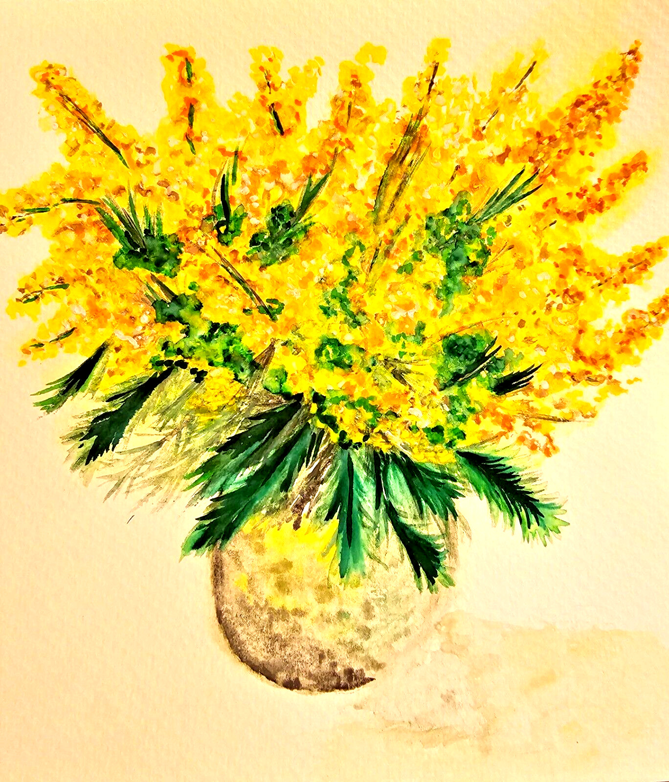 bouquet of flowers watercolor original Painting Flowers Art Still Life