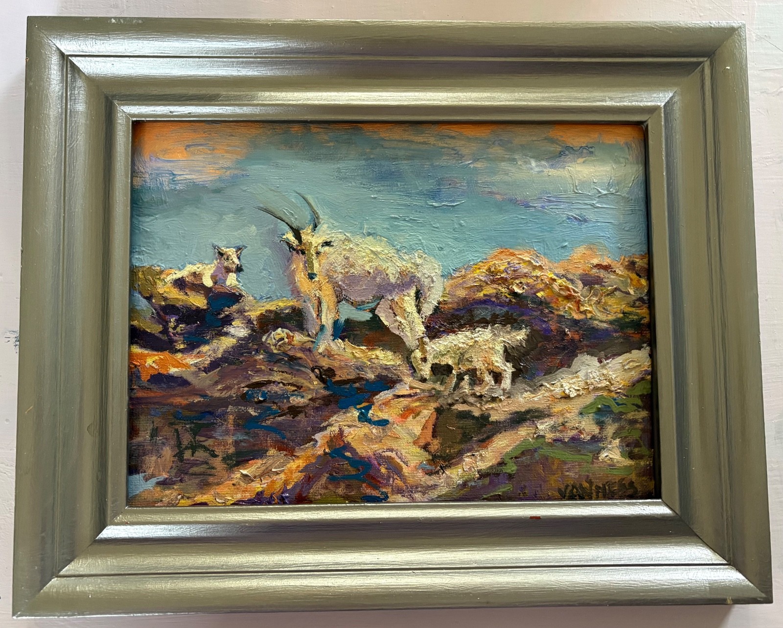 «The Goat”, Original Oil Painting, The Greatest of All Time!