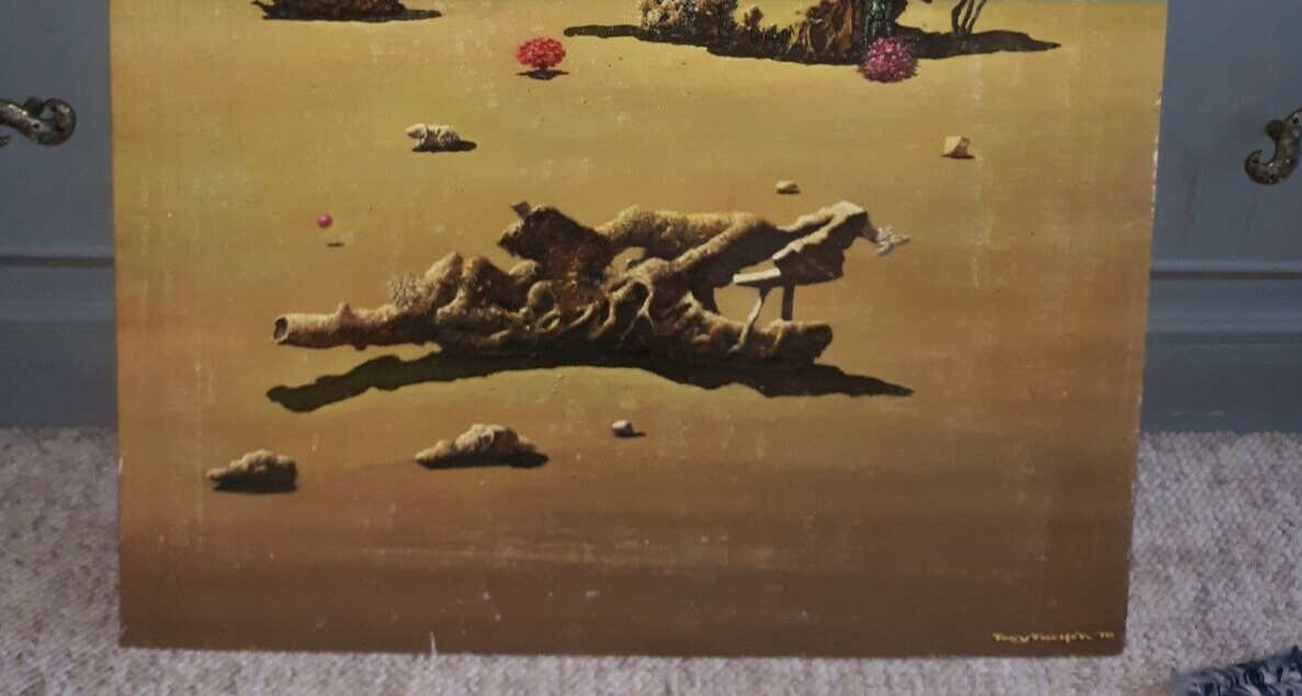 Tony Fachet Surrealist Outer Space Painting Sci Fi Illustration