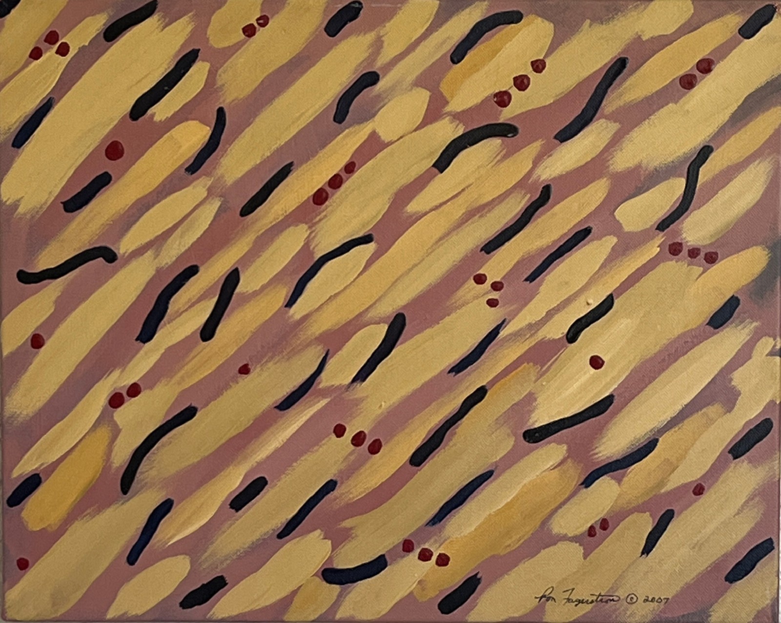 Original Abstract Acrylic Art Painting – Inspired Direction 3