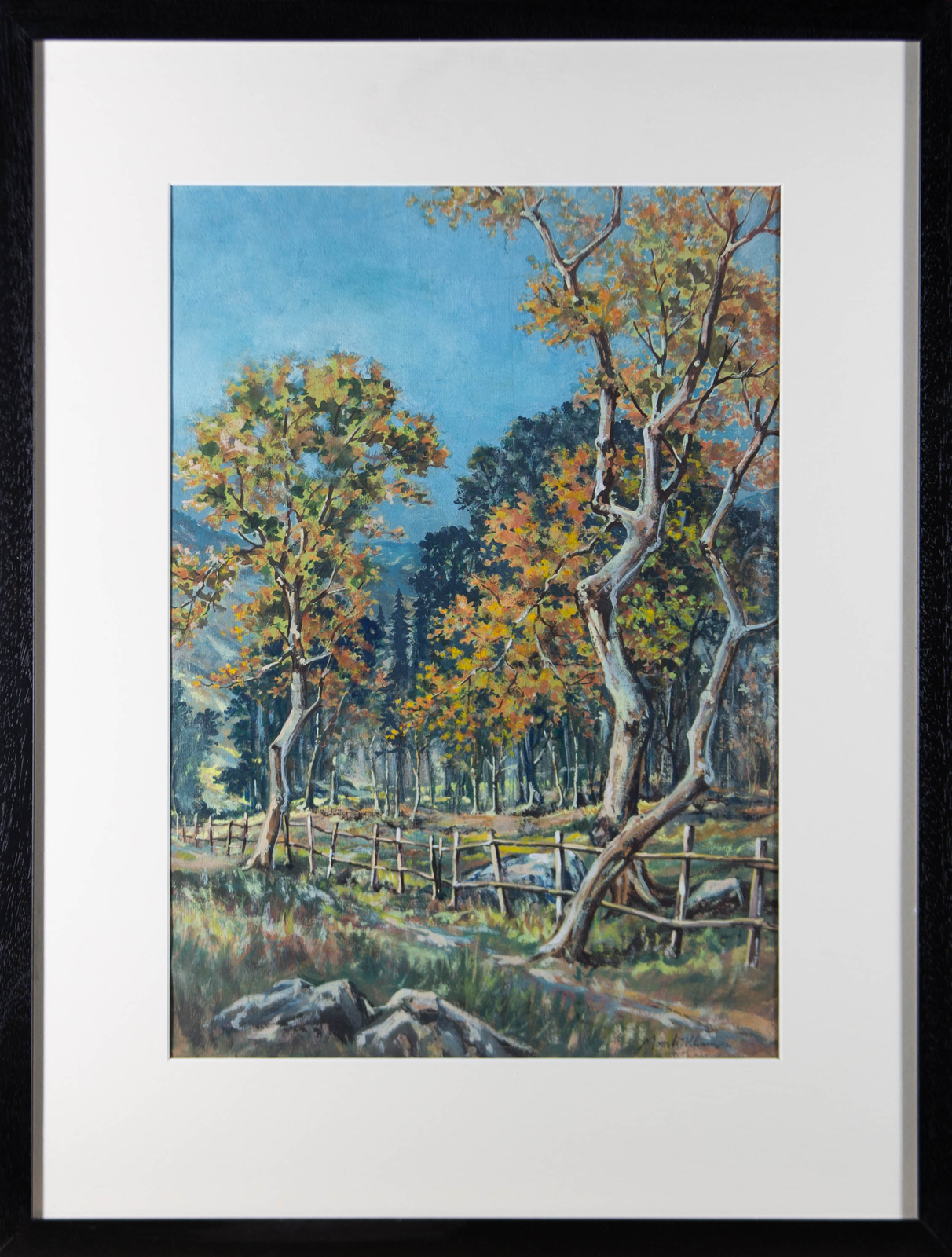 Moss Williams (1894-1975) – Signed Mid 20th Century Gouache, Summer’s End