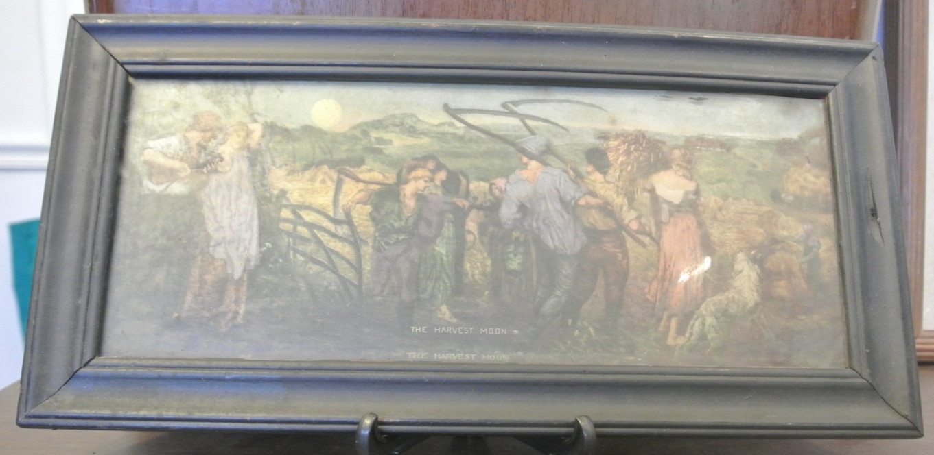 The Harvest Moon engraving by Robert Walker Macbeth from George Mason painting