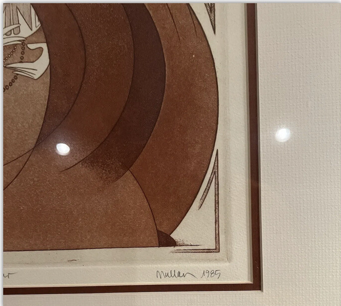 ORIGINAL ARTWORK by MULLEN. “SUNBIRD JAR”.