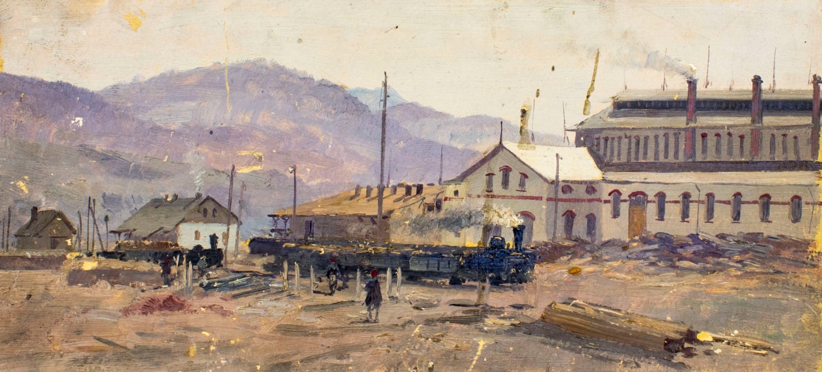 Adolf Kaufmann (Austria,1848-1916) oil painting antique 122454