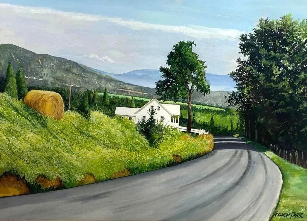 Virginia Shenandoah Mountain Road Original Watercolor by George Parr