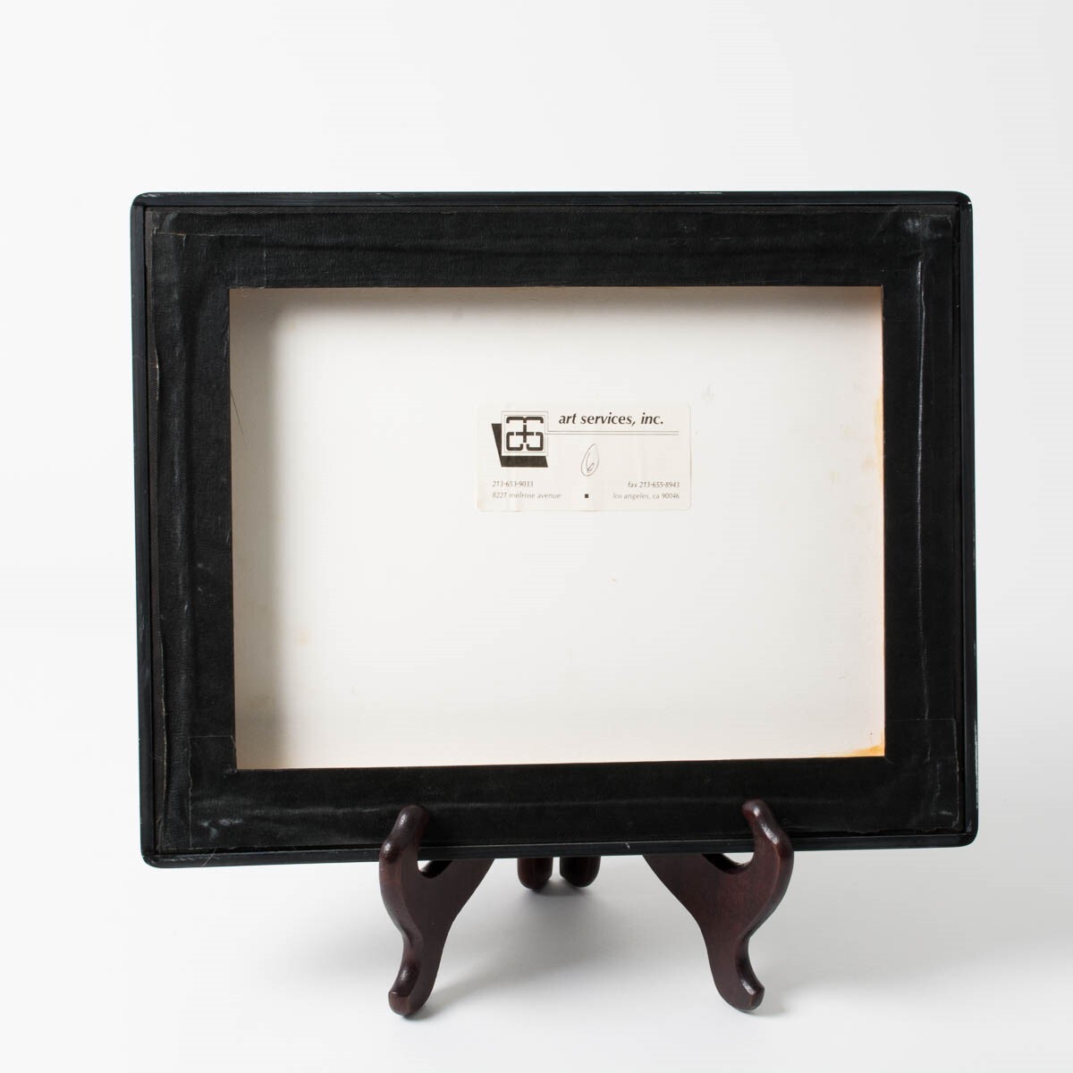 Original James Farrah Car Painting Packard Mercury Black 15-3/8″ x 12-1/8 Framed