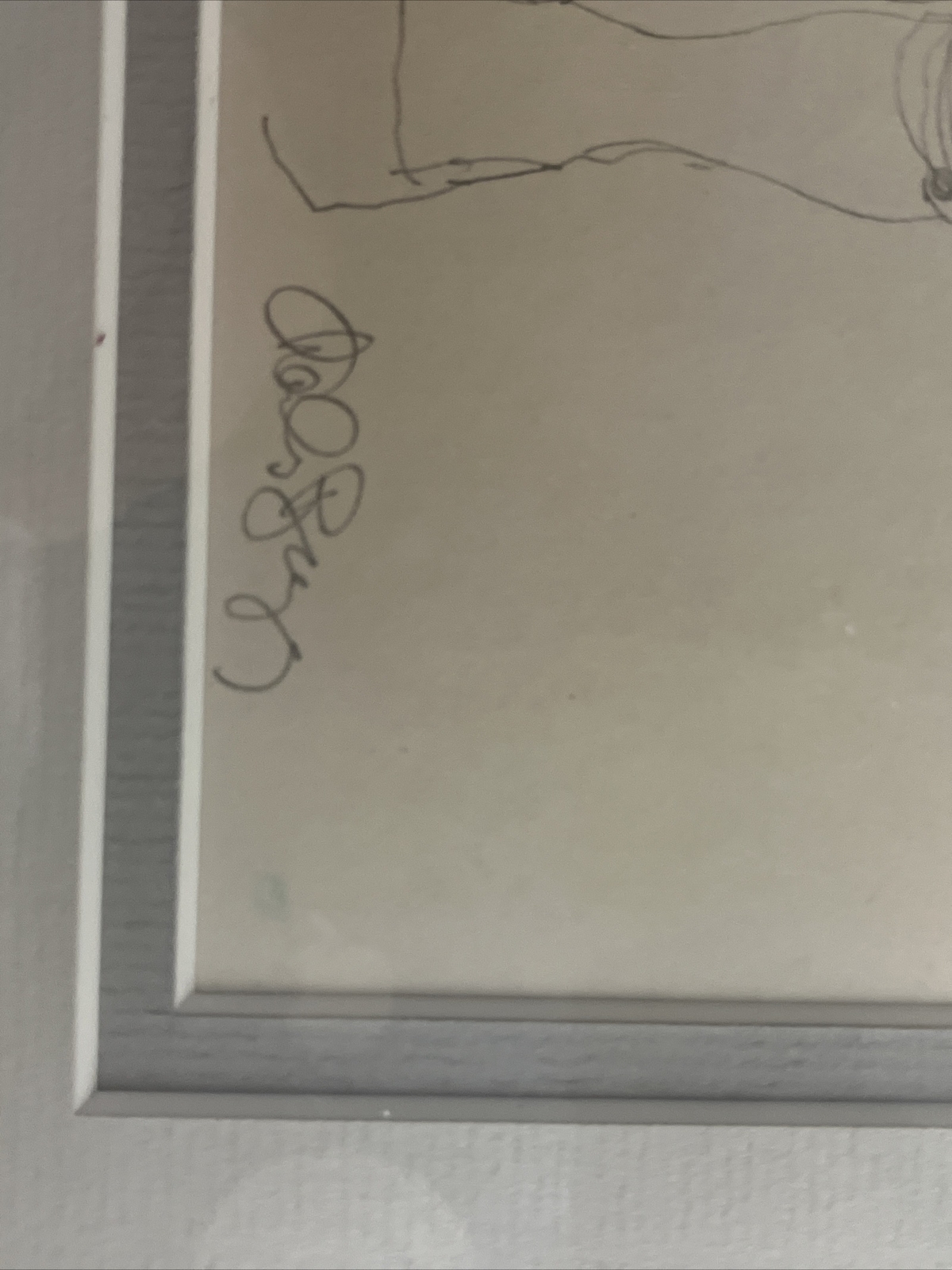 Charles Bragg Original Pencil / watercolor Barrister/ Lawyer Signed Unpublished?