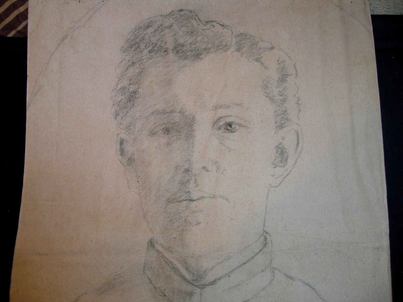 Charles Henry Turner – Double-Sided Estate-Stamped Art Painting & Self Portrait