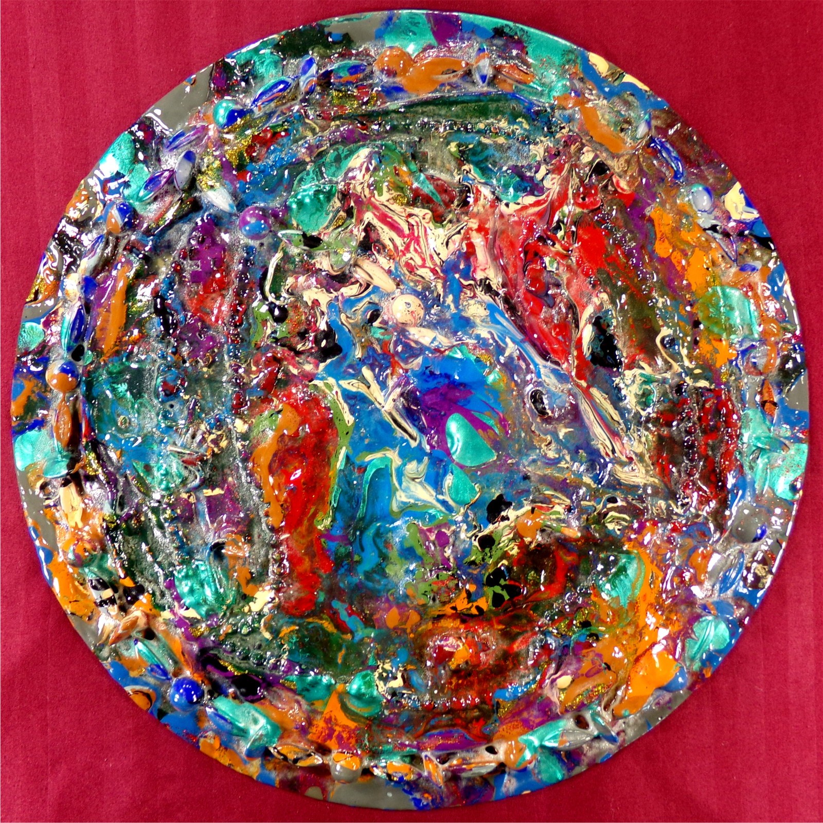 Artist Direct «Psych-Vinyl #6″ Glenn Shiring Original Art 2026 Ready-To-Hang 12»