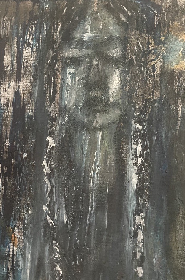 Custom framed / signed “Oaxaca Girl” Original Acrylic Painting on Canvas 24”x16”