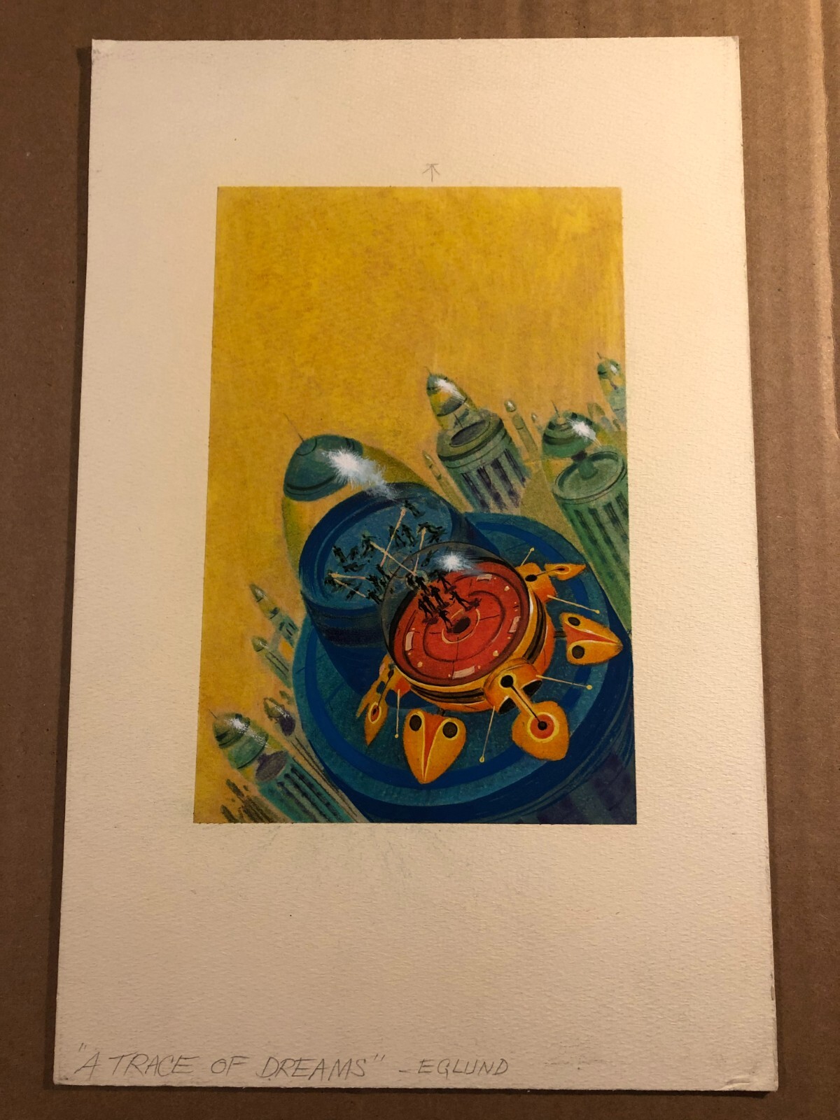 Davis Meltzer Original Published Paperback Cover Illustration Art Sci Fi ’72