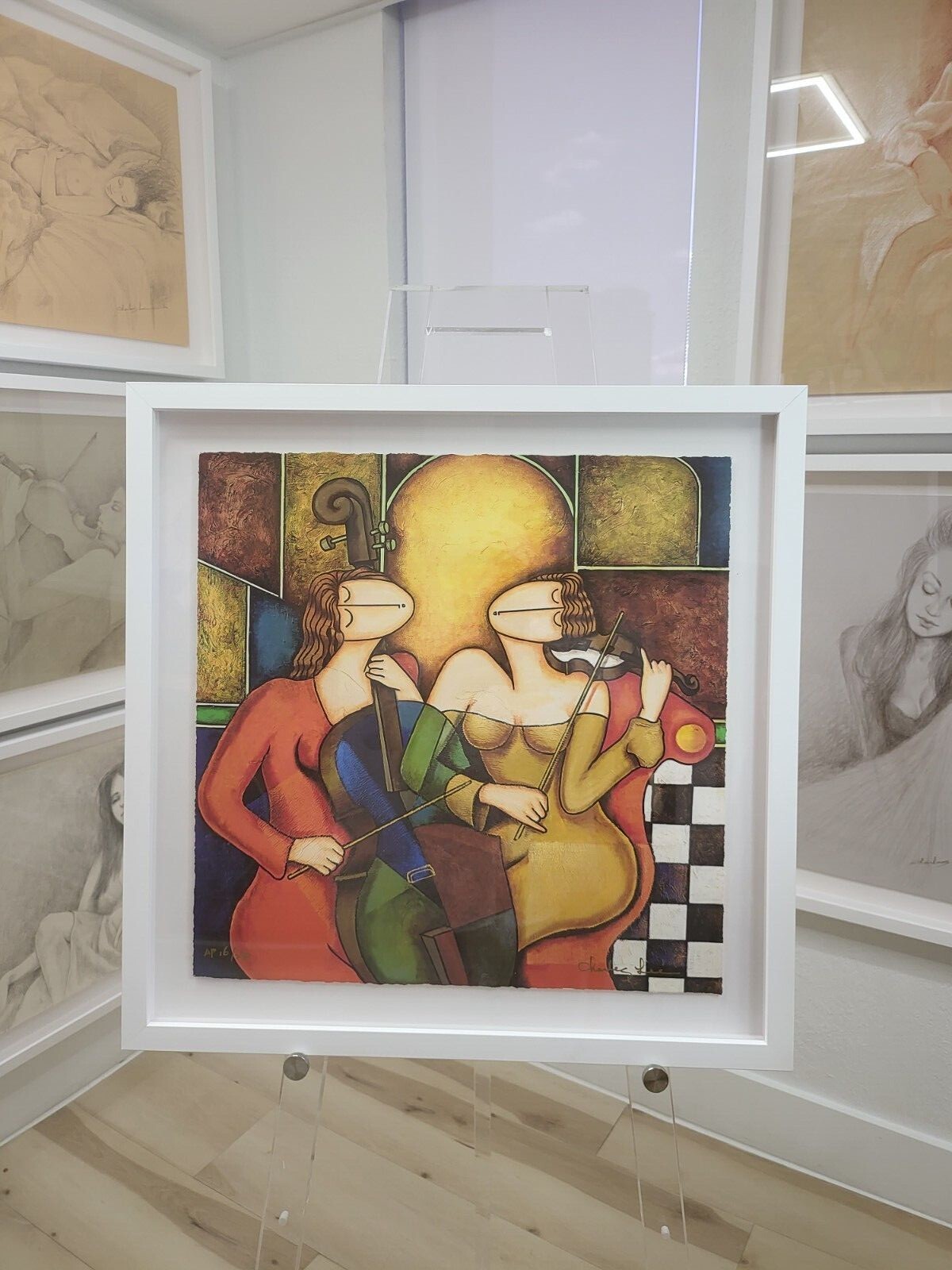 Iconic Piece of Painting Art by Charles Lee «Famous Park West Exhibitor Gallery»