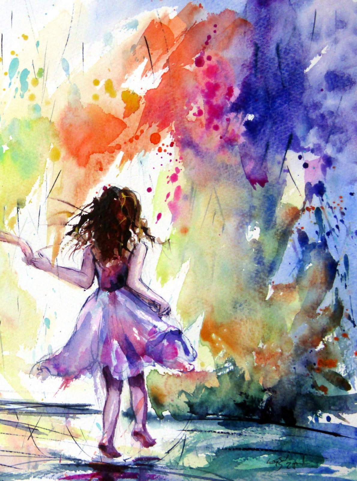 Dancing in the rain III