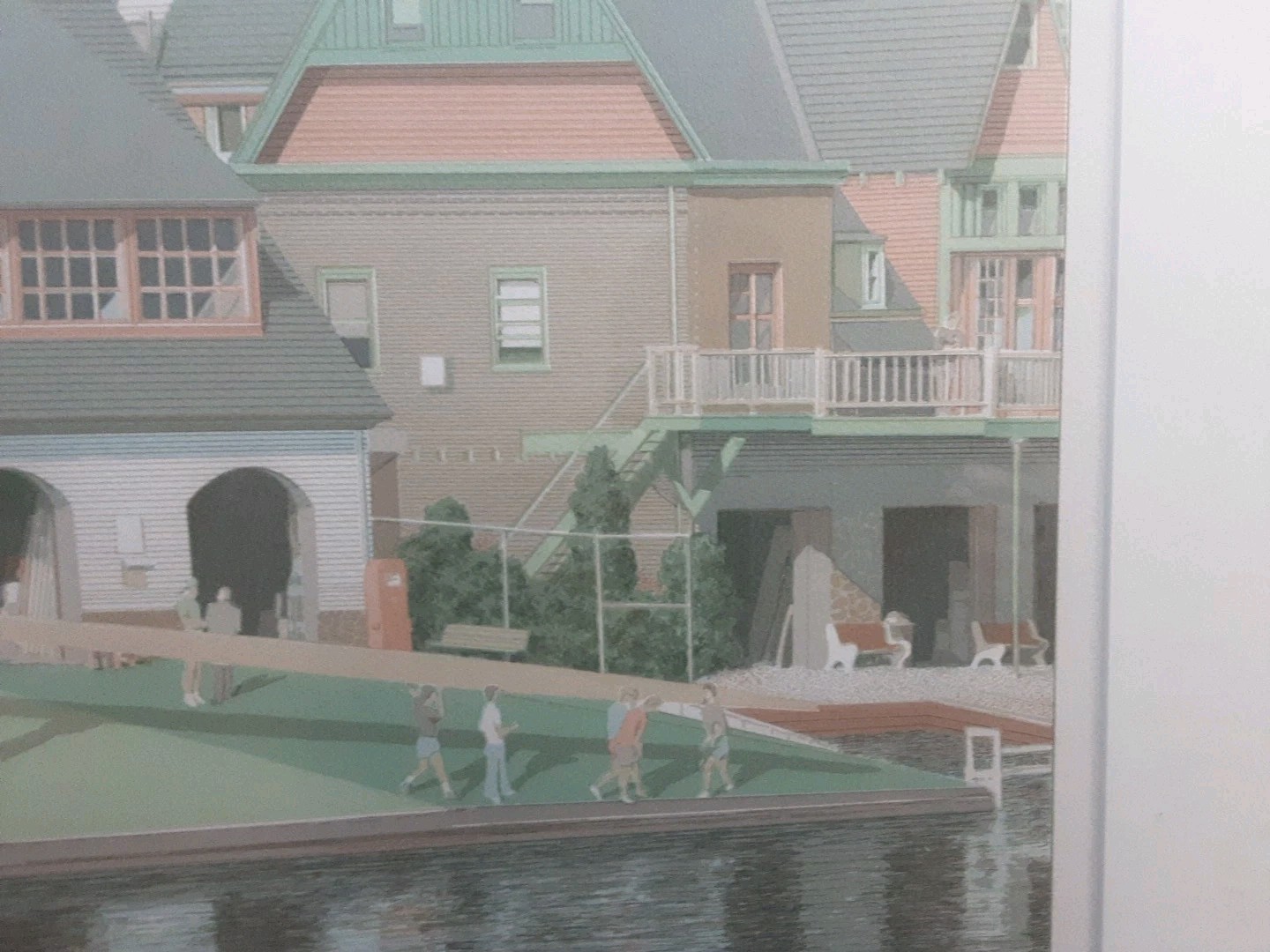 Boathouse Row Philadelphia Print signed & numbered 36 1/2″ X 28 1/2″