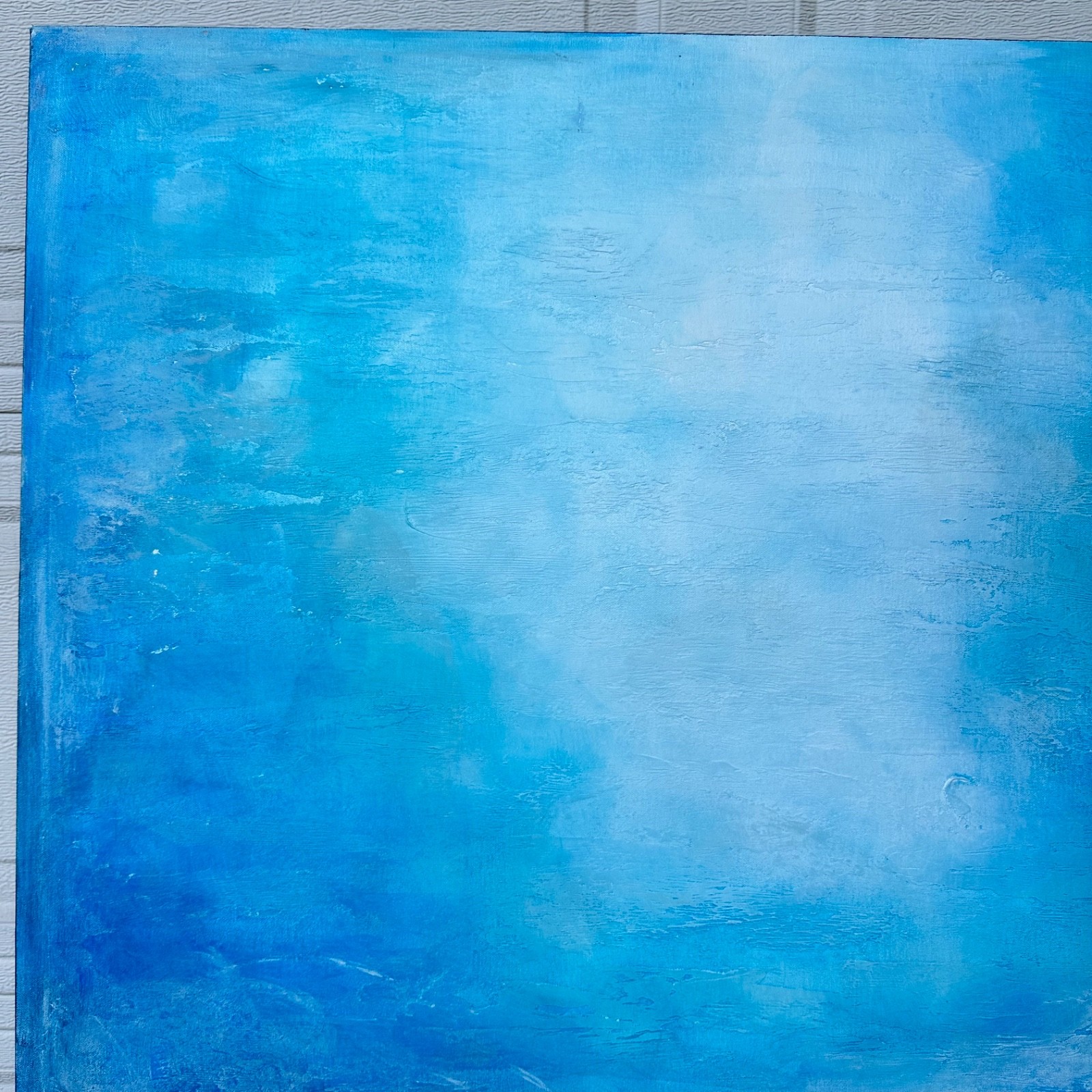 «Each Breath a Gift» – Original Abstract Painting (2015) Dimensions: 50″H x 40″W