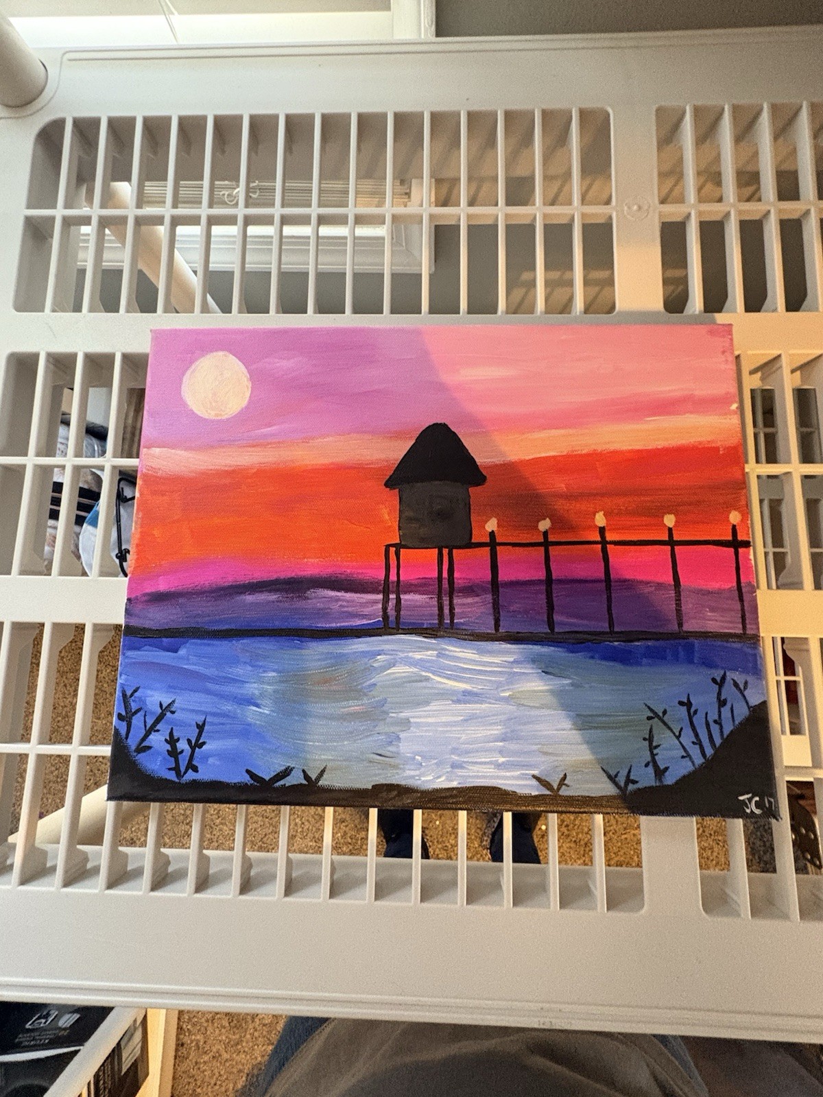 2 Canvas Paintings Handmade