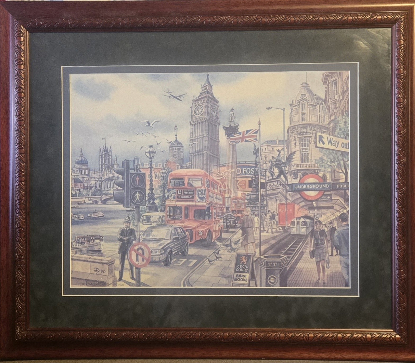 London Scenes Original Numbered & Signed By Artist Thomas H. Dornford