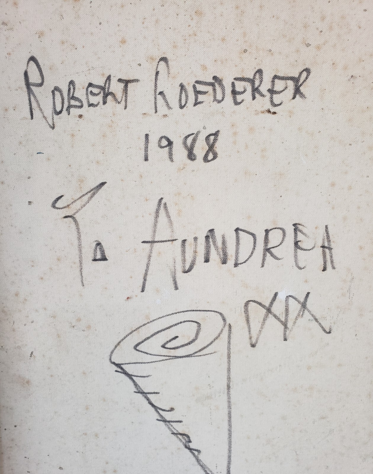 Robert Roeder American Expressionism Painting Acrylic On Canvas 36x24in 1988