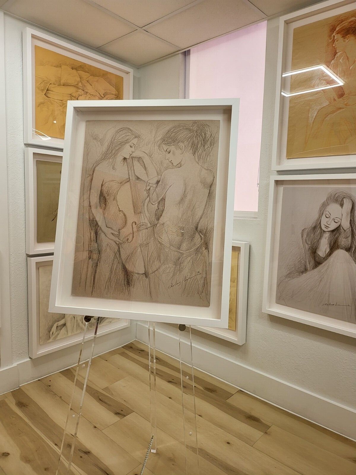 Iconic Piece of Painting Art by Charles Lee «Famous Park West Exhibitor Gallery»