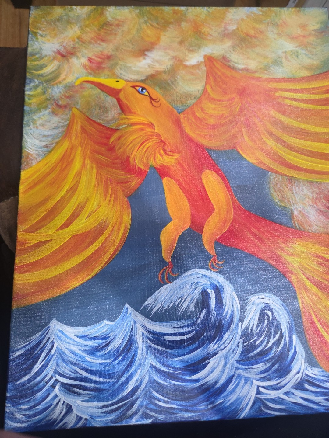 Folk Art Painting 20″ x 16″