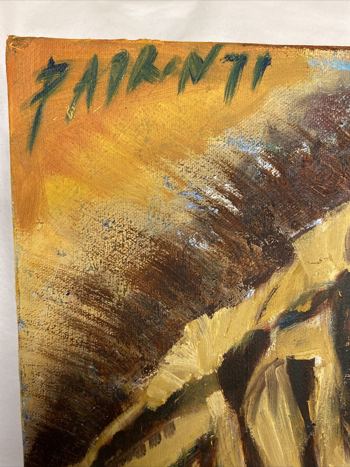 Original Oil Sports Painting of Larry Bird Boston Celtics NBA Padron *Scratched