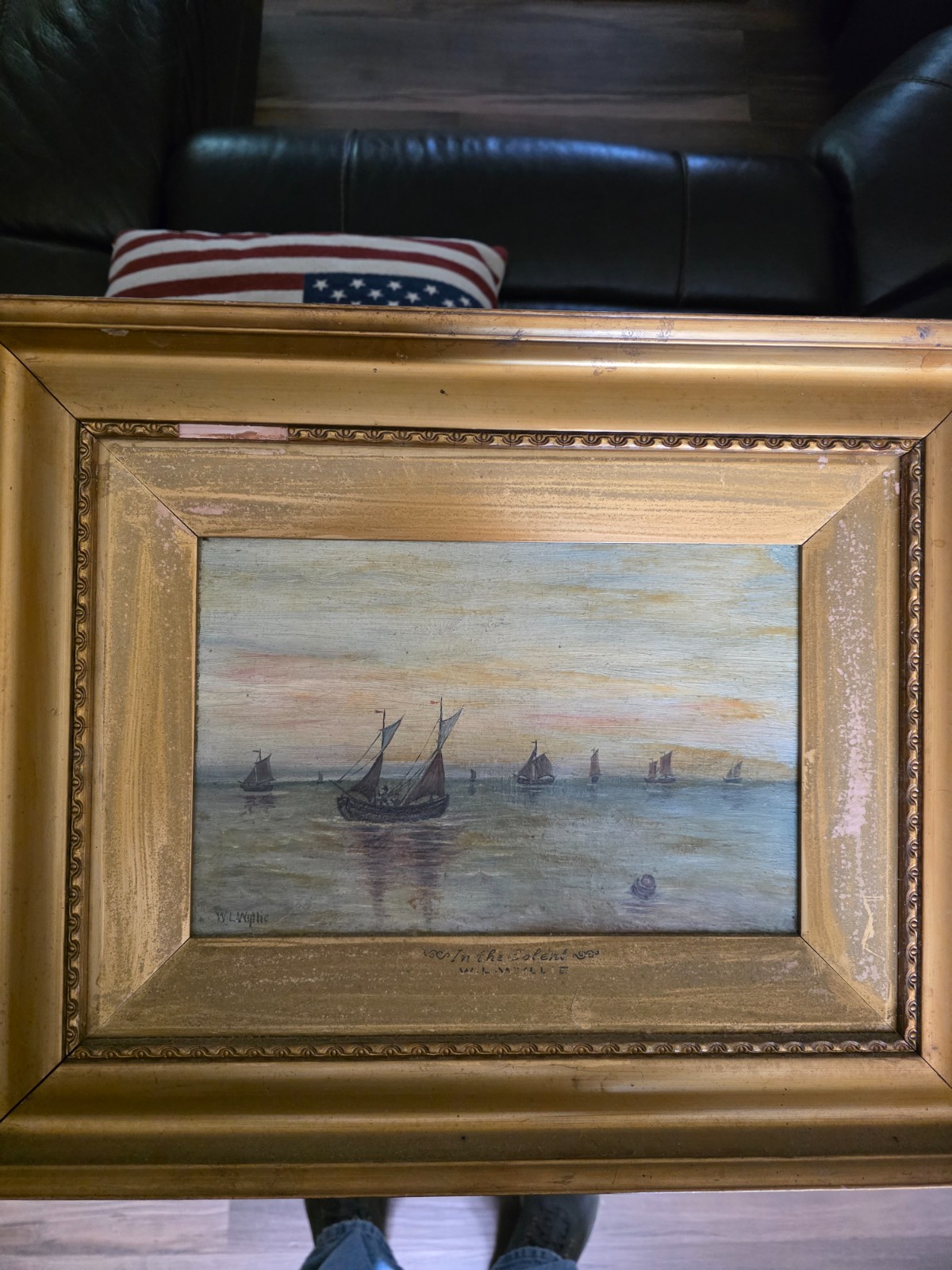 William L Wyllie (1851–1931) Antique Maritime Oil Painting