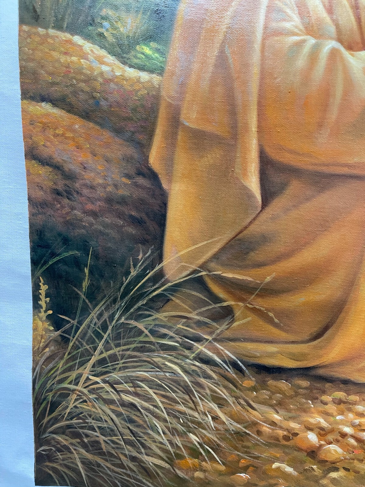 100% hand-painted 36in x24in Jesus oil paintings