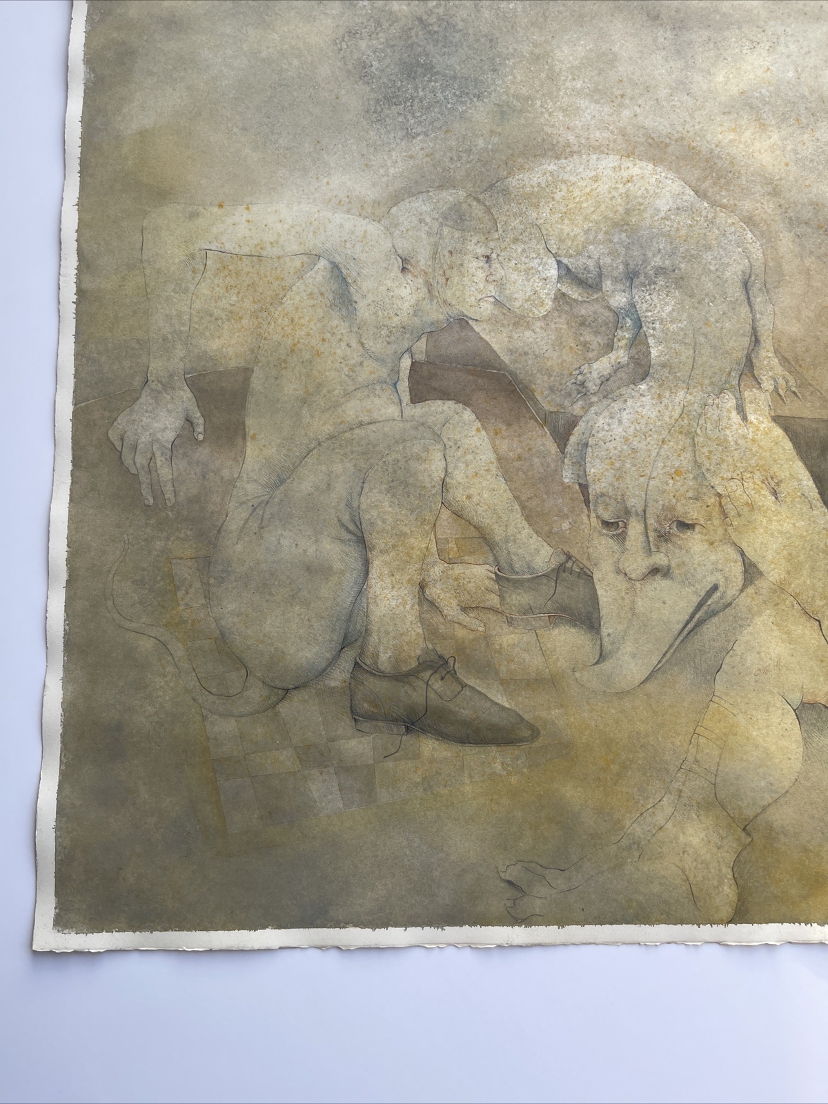 SURREALISM PAINTING ABSTRACT EXPRESSIONISM LISTED FAMOUS MARTIN MARIO DEL CAMPO