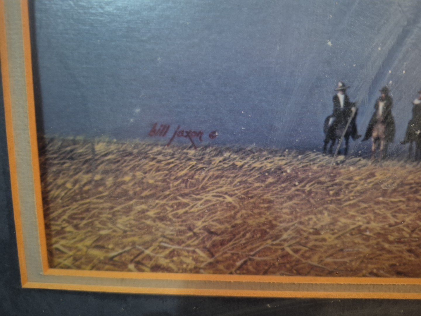 Twenty Dollars a Head, Bill Jaxon, signed W/COA FRAMED MATTED