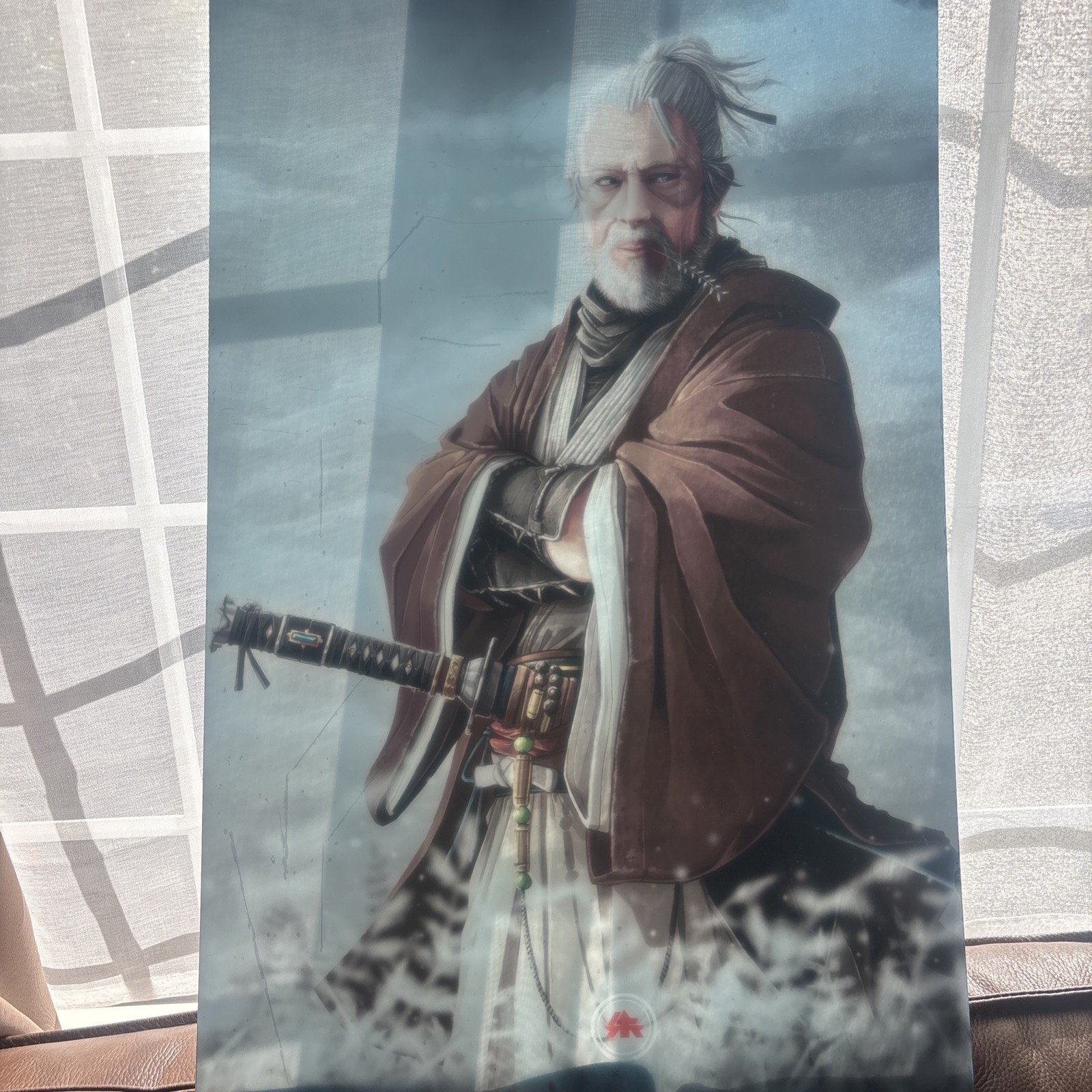Star Wars Obi Wan Sengoku Acrylic Art Gallery Panda note: scratch marks on print