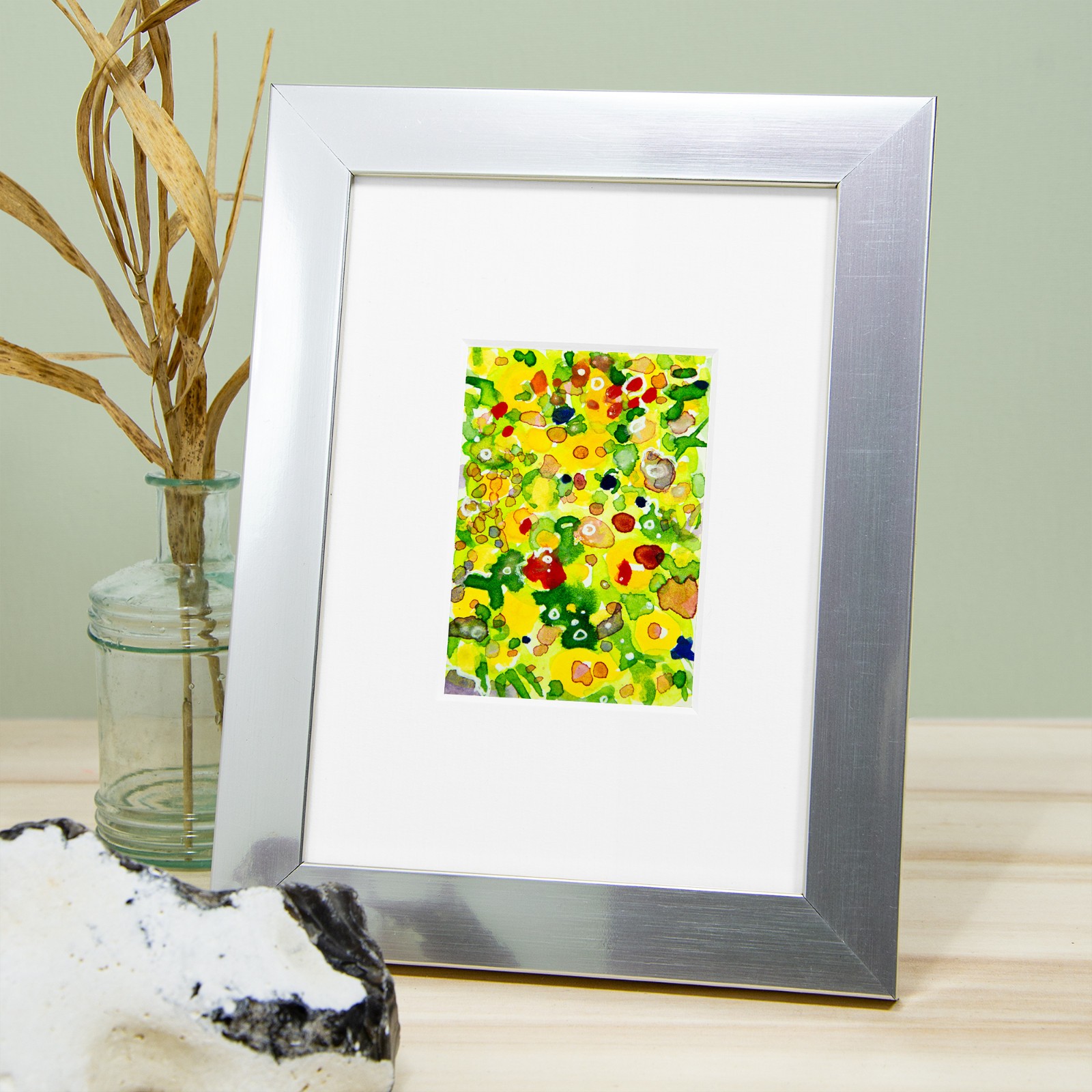 Original painting ACEO miniature OOAK modern art unique trend abstract No. 774