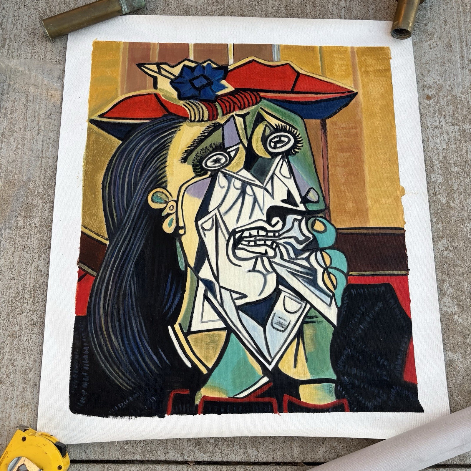 Weeping Woman Abstract Pablo Picasso Hand Painted Oil Painting Repro Art