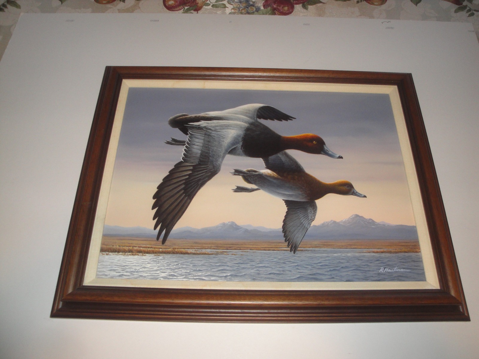 ORIGINAL Painting By Robert Hautman 1987 2nd Place Washington State Duck Stamp!
