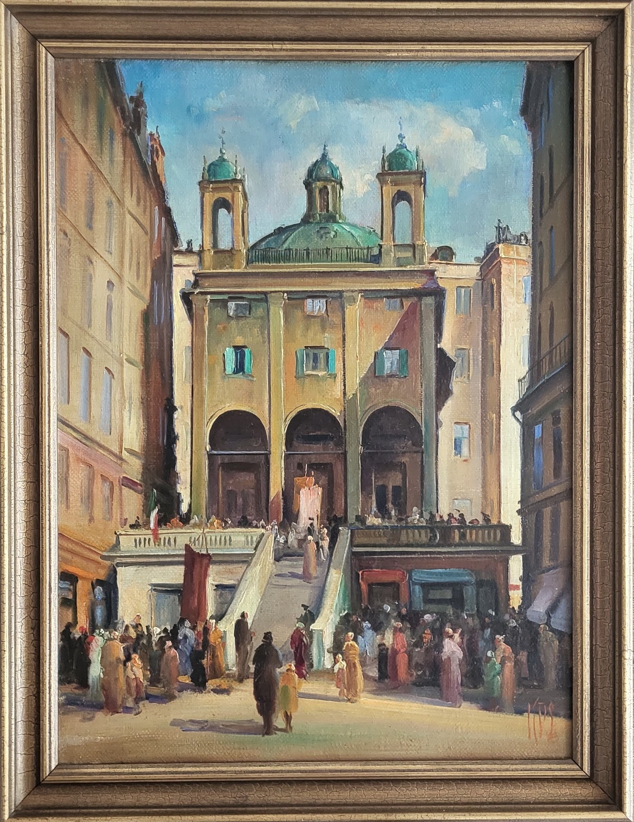 Knud Petersen Svendsberg(1889-1976):”The church of St. Peter in Genoa”