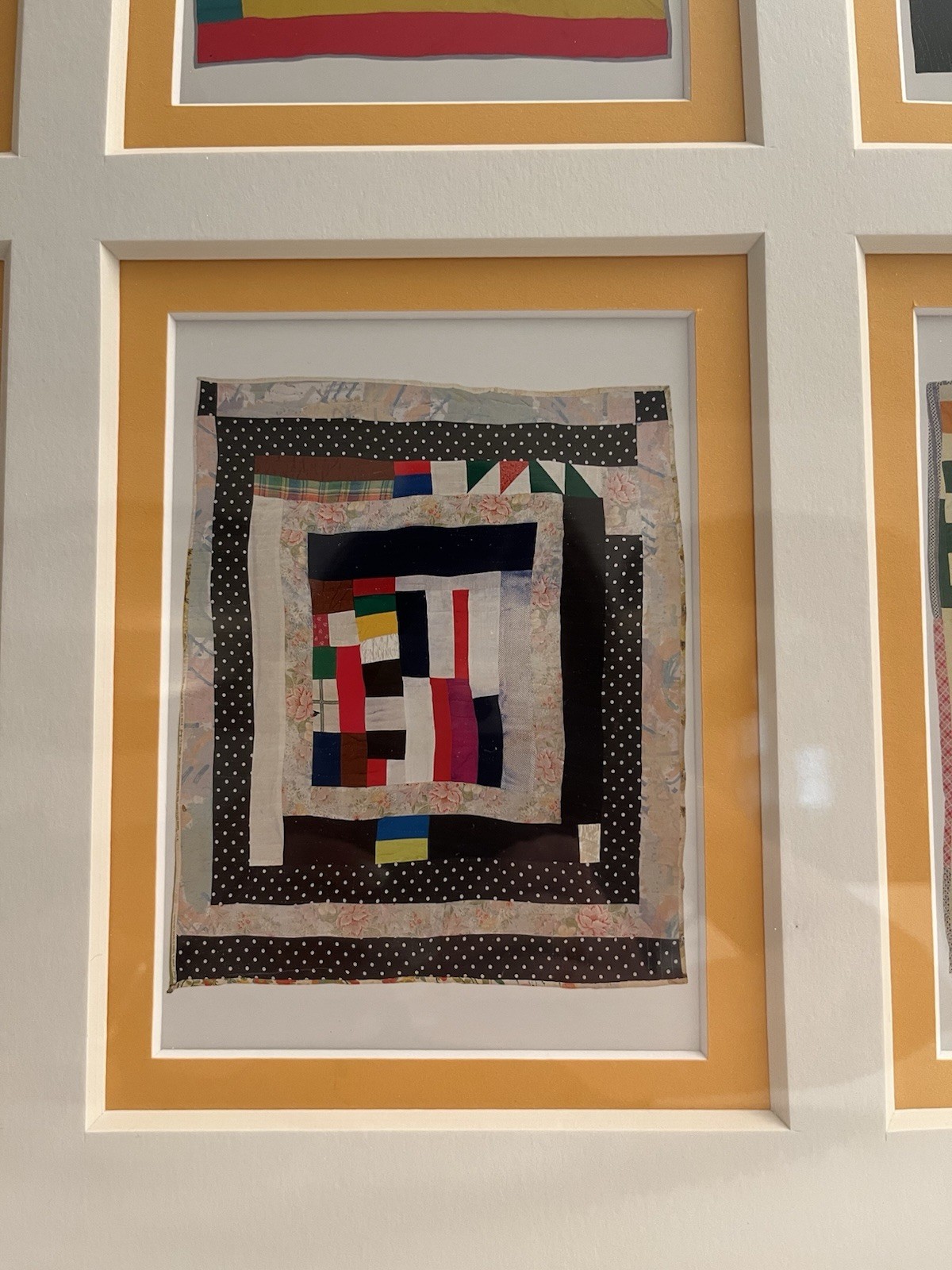 Gee’s Bend Quiltmakers Quilt Collage Print Gallery Framed Under Glass Beautiful!