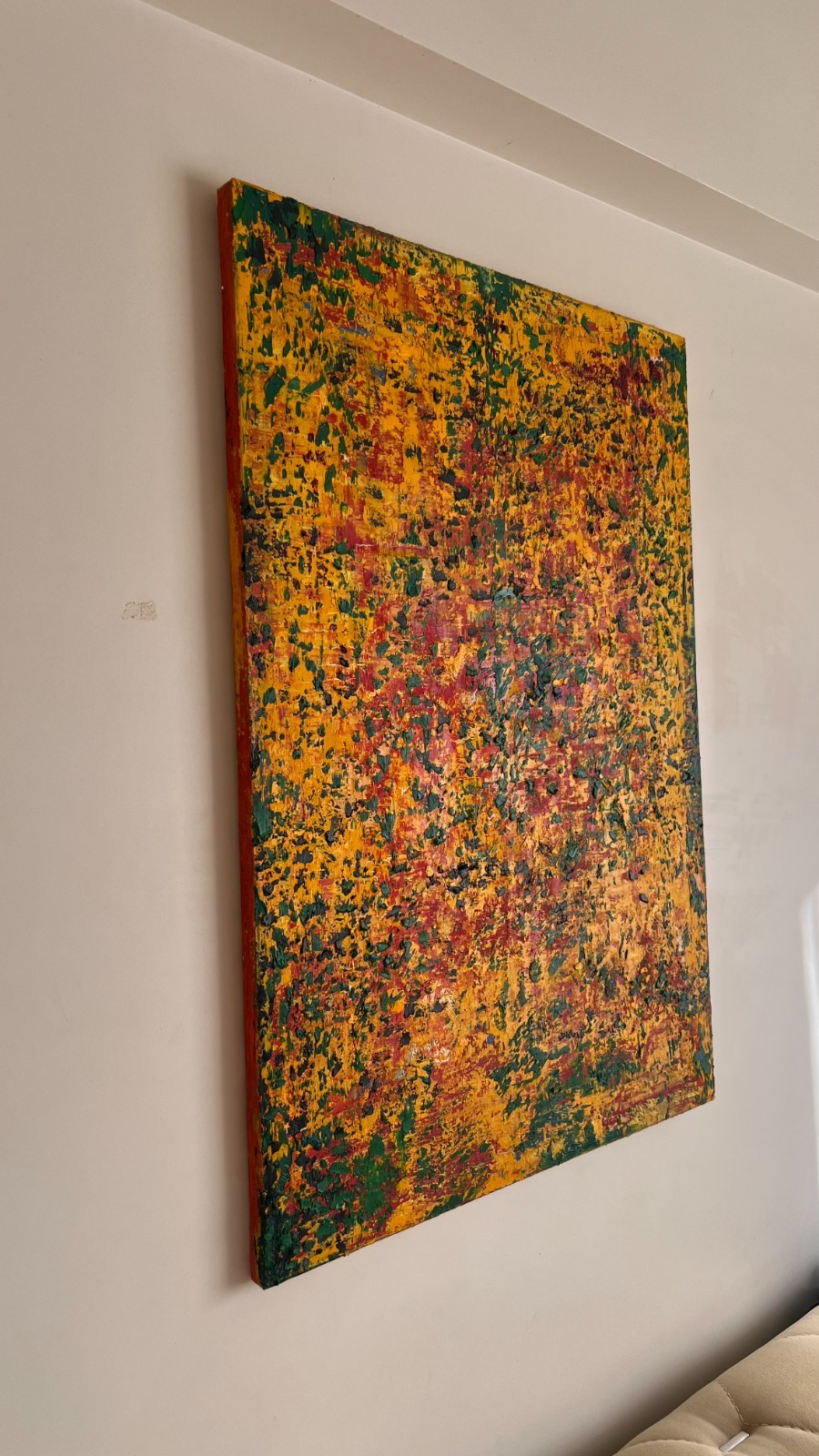 Original Large Abstract Painting on Canvas – One of a Kind Signed Art