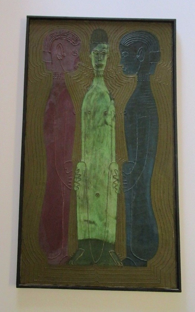 VINTAGE 1960’S TO 1970’S PAINTING ABSTRACT TRIBAL VIBRATION MEDITATION POP ART