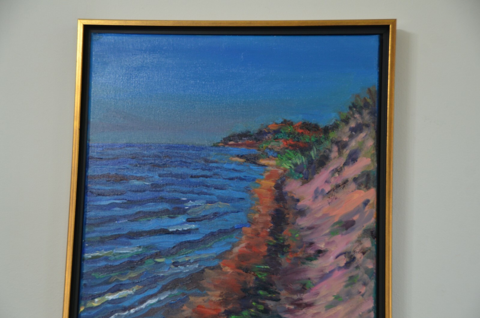 Beth Riso Original Fine Art Oil Painting – Duck Harbor – Wellfleet, Cape Cod, MA