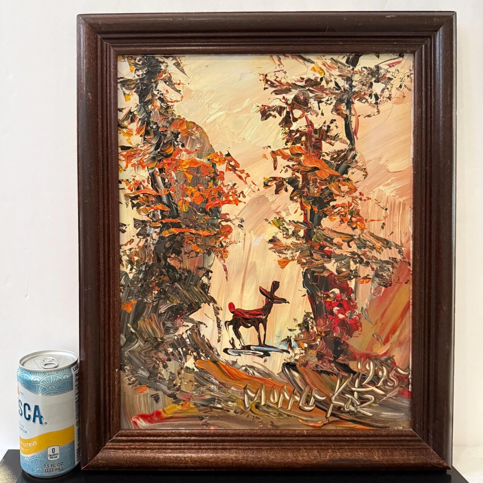 Original Morris Katz Palette Knife Oil Painting
