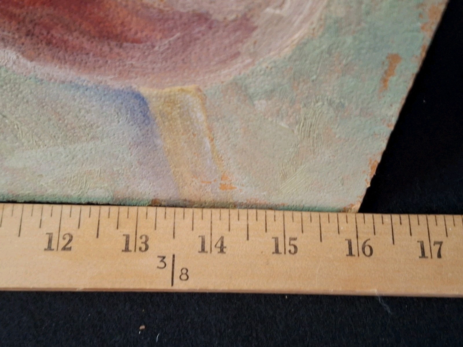 Original Seashell Impressionist Still Life Painting 16×20″ unframed