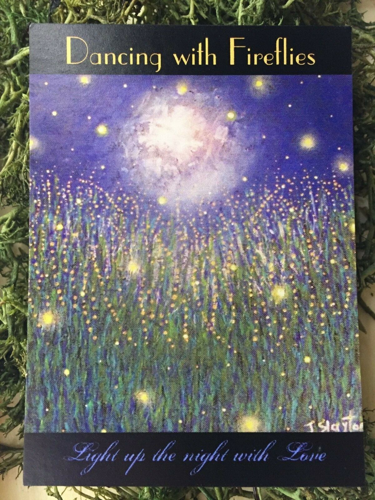 Fireflies ACEO Limited Edition Print Firefly Art Card Lightning Bugs Glow Bug