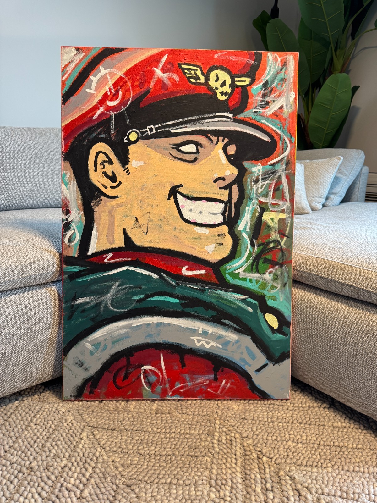 Recothegreat painting acrylic on canvas 24in*36in