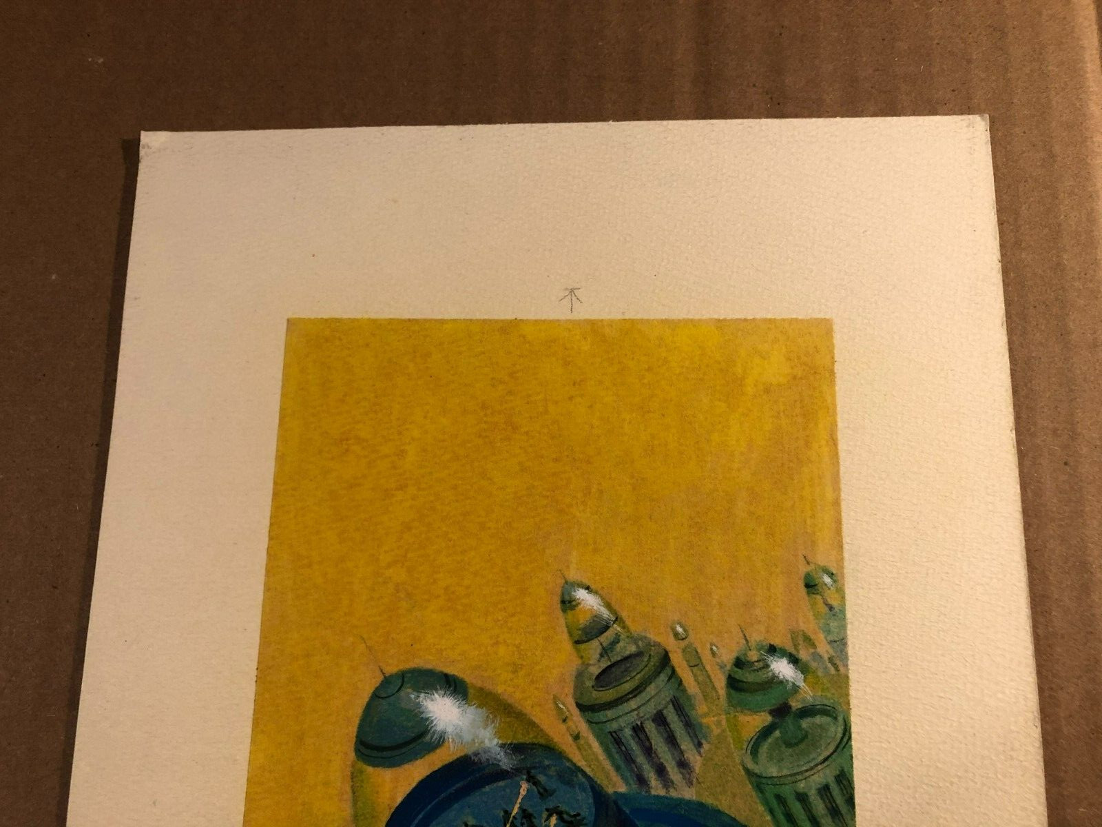 Davis Meltzer Original Published Paperback Cover Illustration Art Sci Fi ’72