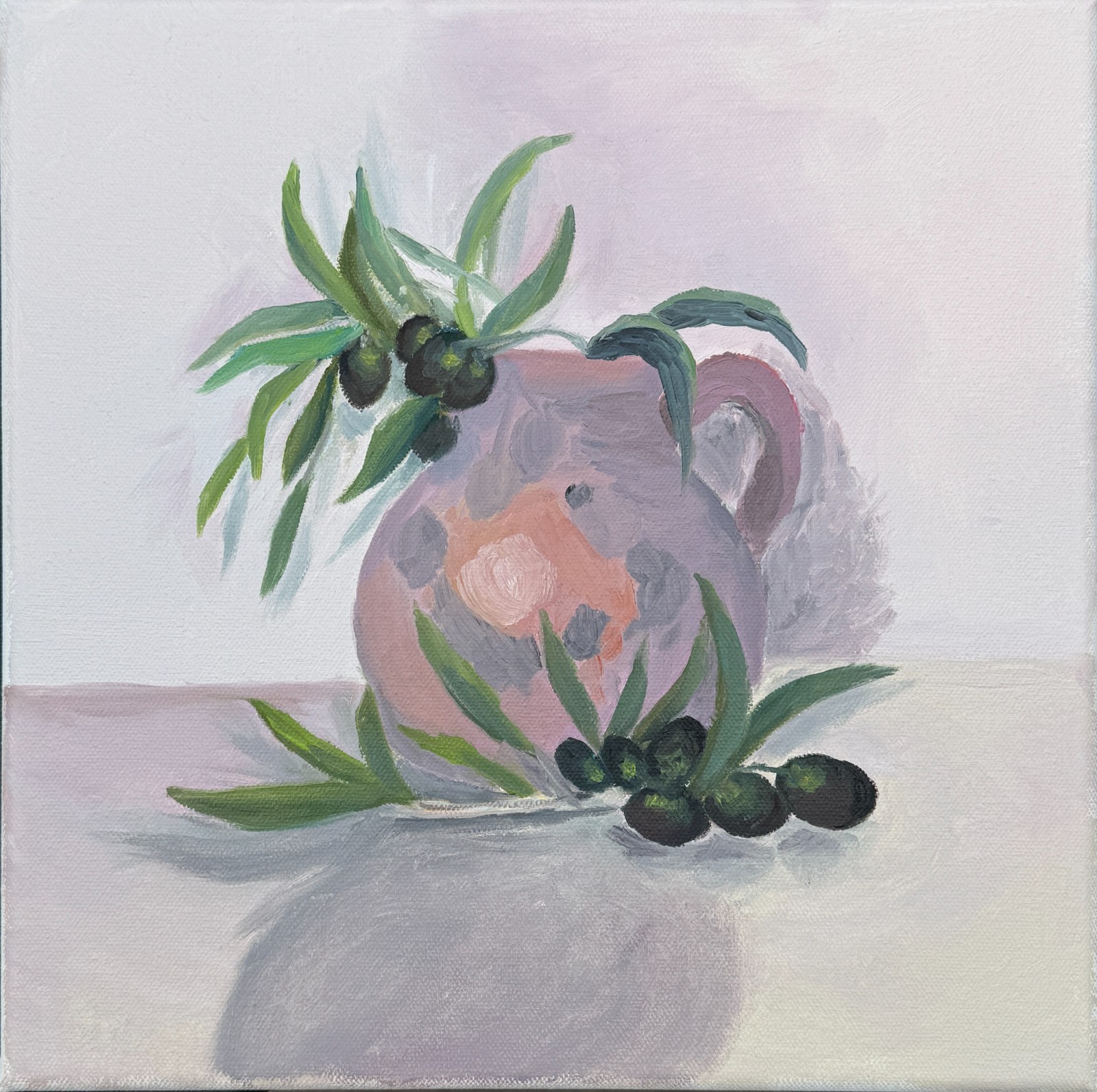 Olives 9512, oil painting on canvas