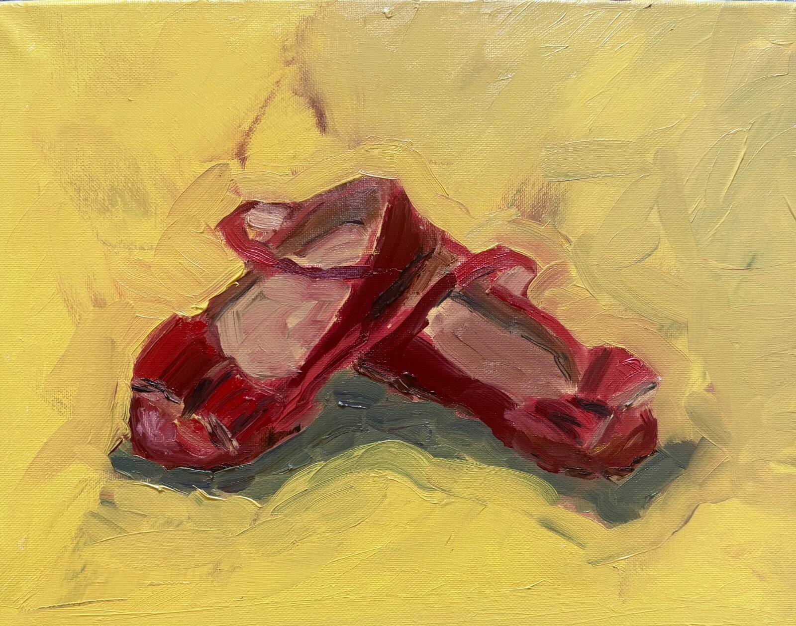 Still life with the red shoes