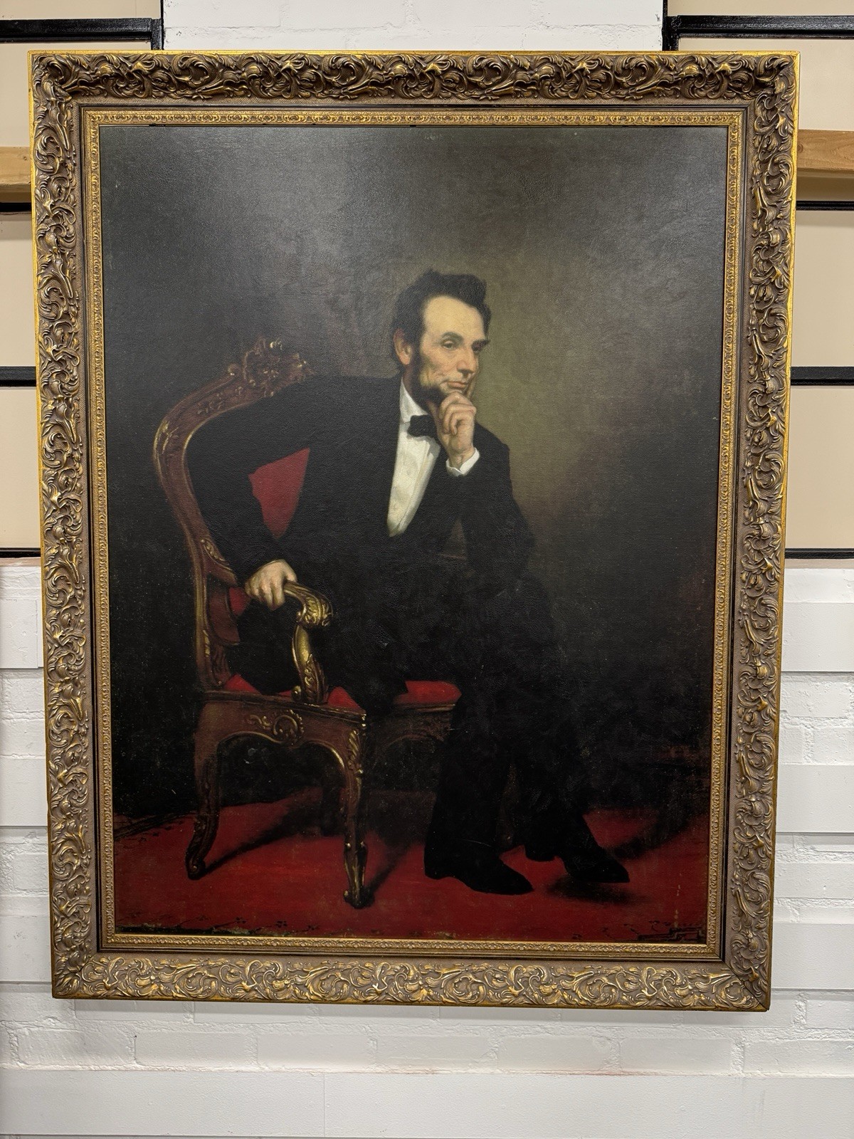 President Abraham Lincoln / Canvas Artwork / Official Motion Picture HOLLYWOOD