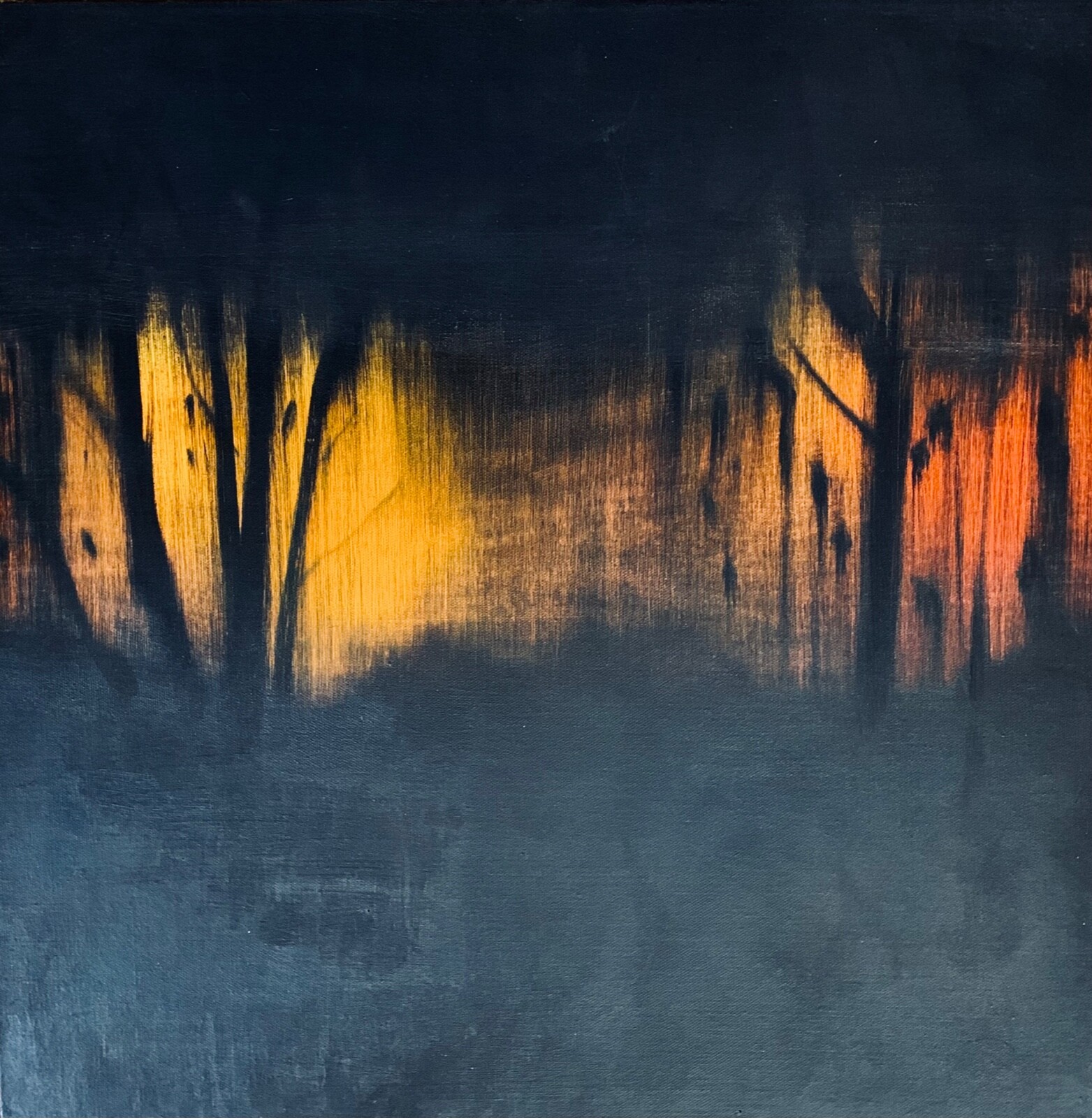 Martyn Brewster, British 1952-, Landscape Series 35, oil on canvas
